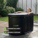 VIRTUFIT WANNA LODOWA OWALNA 500 LITRÓW ANTRACYT Z AKCESORIAMI