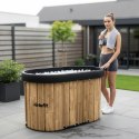 VIRTUFIT WANNA LODOWA OWALNA 500 LITRÓW IMITACJA DREWNA Z AKCESORIAMI