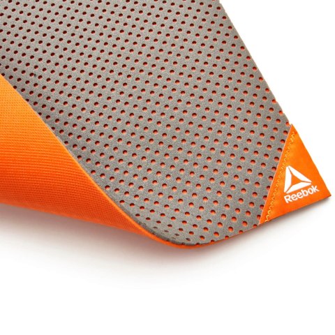 REEBOK MATA TRENINGOWA PODWÓJNA 5 MM SZARY/POMARAŃCZ RAMT-13014OR