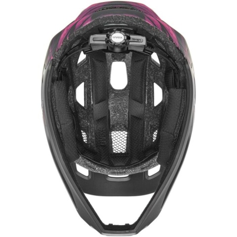 Kask rowerowy UVEX React jr. fullface cranberry matt (czerwony, 52-56 S/M)
