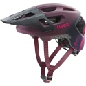 Kask rowerowy UVEX React jr. fullface cranberry matt (czerwony, 52-56 S/M)