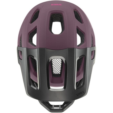 Kask rowerowy UVEX React jr. fullface cranberry matt (czerwony, 52-56 S/M)