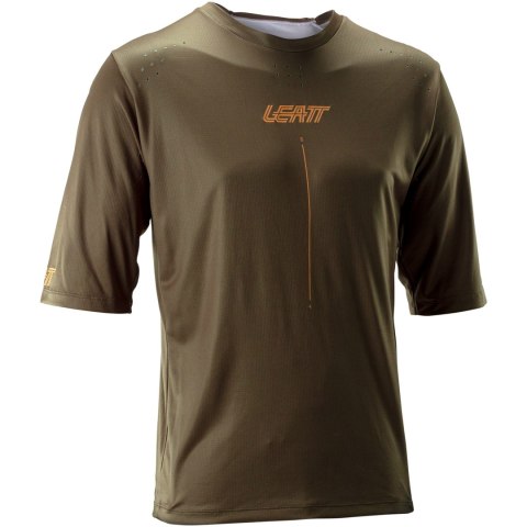 Koszulka rowerowa LEATT Jersey MTB Gravity 4.0 (brązowy, L)
