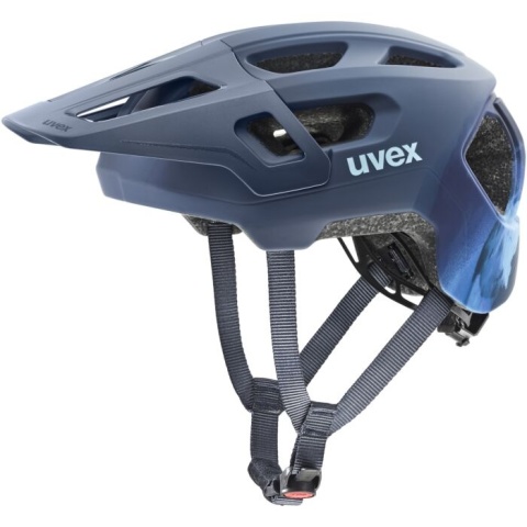 Kask rowerowy UVEX React jr. fullface dusk blue matt (Niebiesski, 52-56 S/M)