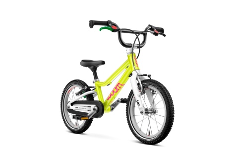 Rower dziecięcy woom GO 2 | LTD neon lime, rozmiar 14"