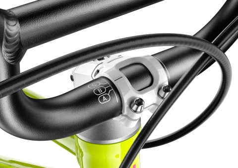 Rower dziecięcy woom GO 3 | neon lime, rozmiar 16"