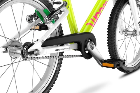Rower dziecięcy woom GO 3 | neon lime, rozmiar 16"