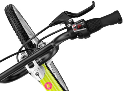 Rower dziecięcy woom GO 4 | neon lime, 20"