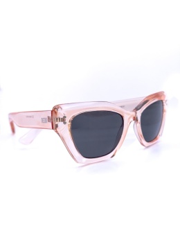 Okulary NEON Cherry crystal light pink (lens: dark black cat.3)