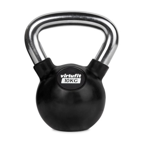 VIRTUFIT ODWAŻNIK KETTLEBELL PRO GUMOWANY 10 KG