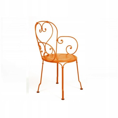 KRZESŁO STALOWE FERMOB 1900 POMARAŃCZOWE
