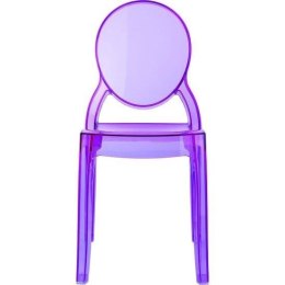 KRZESŁO ELIZABETH BABY VIOLET TRANSPARENT