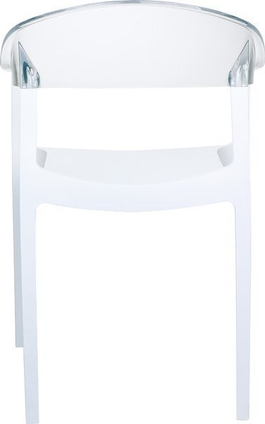 KRZESŁO SIESTA CARMEN WHITE TRANSPARENT KRZESŁO SIESTA CARMEN WHITE TRANSPARENT