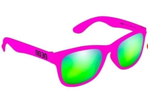 OKULARY NEON HAPPY- oprawka PINK FLUO szyba X9 GREEN OKULARY NEON HAPPY- oprawka PINK FLUO szyba X9 GREEN