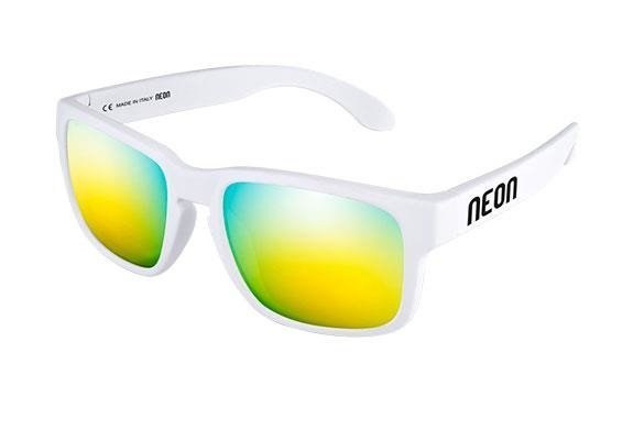 Okulary dziecięce NEON Jocker białe, szkła złote