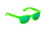 Okulary dziecięce NEON Happy zielone (green fluo), szkła niebieskie