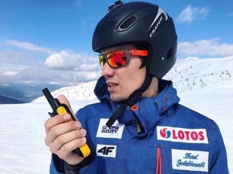 Okulary sportowe NEON JET ORANGE FLUO szkło-X8 BLUE CAT 3