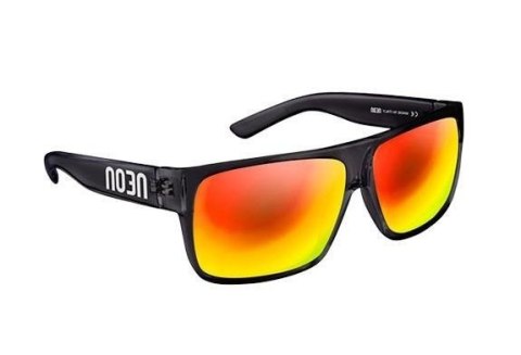 Okulary sportowe NEON RIDE CRYSTAL BLACK szkło-X6 RED CAT3