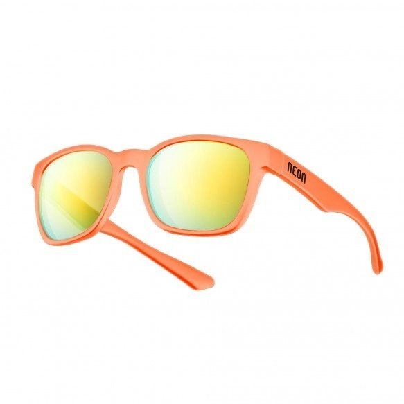 Okulary sportowe NEON Thor poarańczowe (orange fluo), szkła czerwone