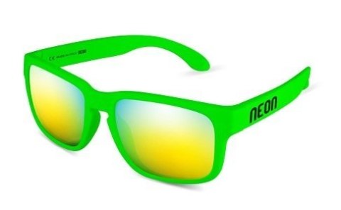 OKULARY NEON JOKER oprawka GREEN FLUO szkła x9 GREEN