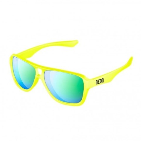 OKULARY NEON BOARD YELLOW FLUO szkło- X9 GREEN OKULARY NEON BOARD YELLOW FLUO szkło- X9 GREEN