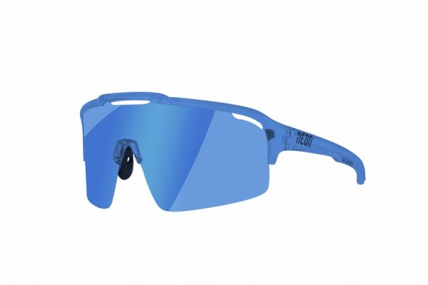 Okulary rowerowe NEON Arrow oprawka CYAN FLUO - SZKŁA X8 BLUE CAT3 + SZKŁA CAT 0