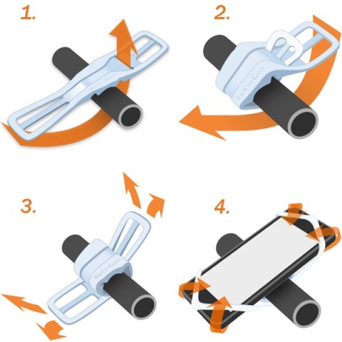 UNIWERSALNY UCHWYT NA SMARTFON -KAŹDY ROWER FINN 2.0 BIKE CITIZENS MIĘTOWY