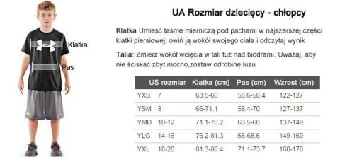 KOSZULKA CHŁOPIĘCA UNDER ARMOUR SPORTSTYLE LOGO SS 1330893-014 KOSZULKA CHŁOPIĘCA UNDER ARMOUR SPORTSTYLE LOGO SS 1330893-014