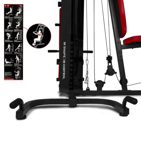 BODY SCULPTURE ATLAS Z ŁAWKĄ MULTIGYM PRO BMG 4700, STOS 66KG
