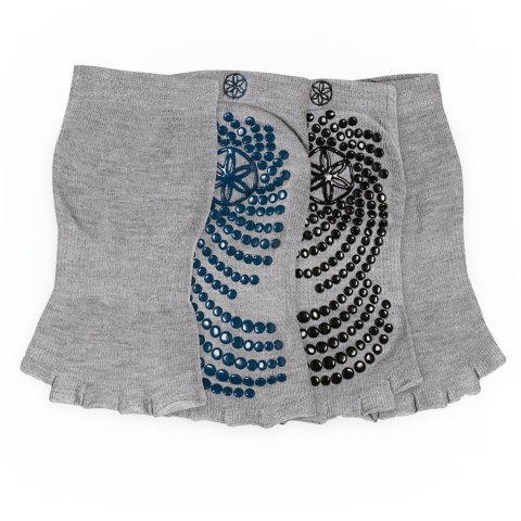 GAIAM SKARPETKI ANTYPOŚLIZGOWE DO JOGI SZARE BEZ PALCÓW DWUPAK 63708 GAIAM SKARPETKI ANTYPOŚLIZGOWE DO JOGI SZARE BEZ PALCÓW DWUPAK 63708