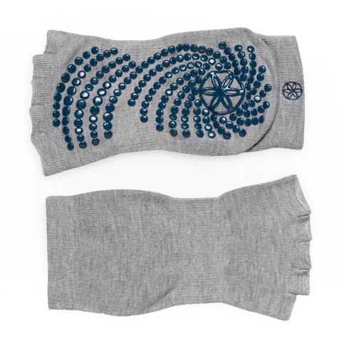 GAIAM SKARPETKI ANTYPOŚLIZGOWE DO JOGI SZARE BEZ PALCÓW DWUPAK 63708 GAIAM SKARPETKI ANTYPOŚLIZGOWE DO JOGI SZARE BEZ PALCÓW DWUPAK 63708
